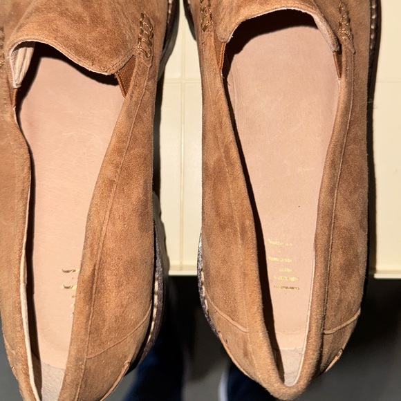 J.Jill suede leather loafers lug sole brand new 9 - Picture 5 of 5